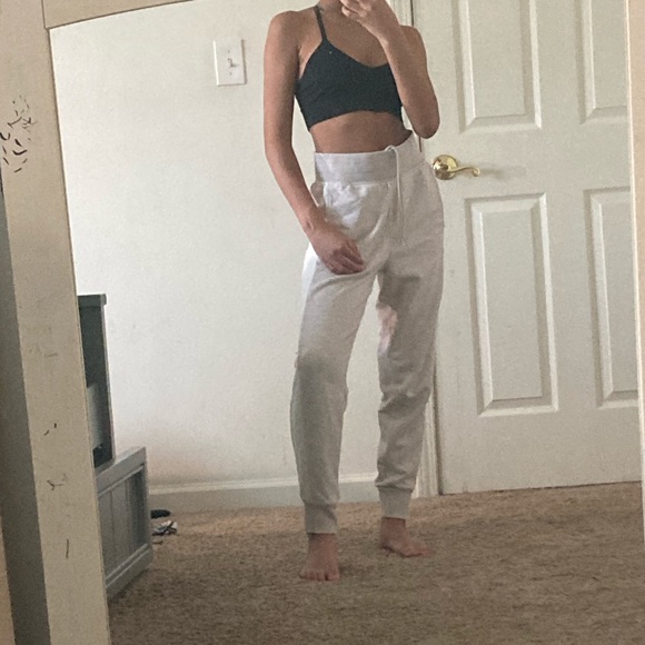 Women’s Light grey/ white puma sweatpants - Picture 5 of 5